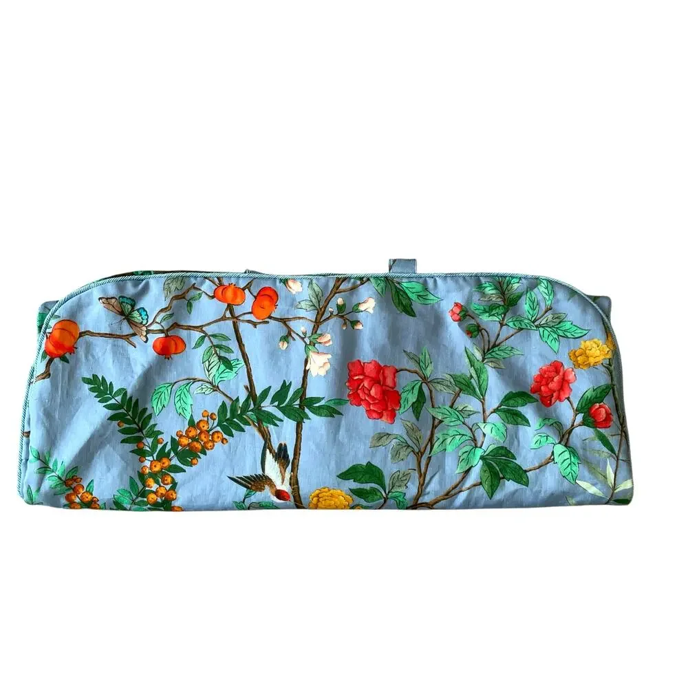 Authentic Gucci Tian Print Travel Garment Bag Blue Luxury Travel Accessory NEW
